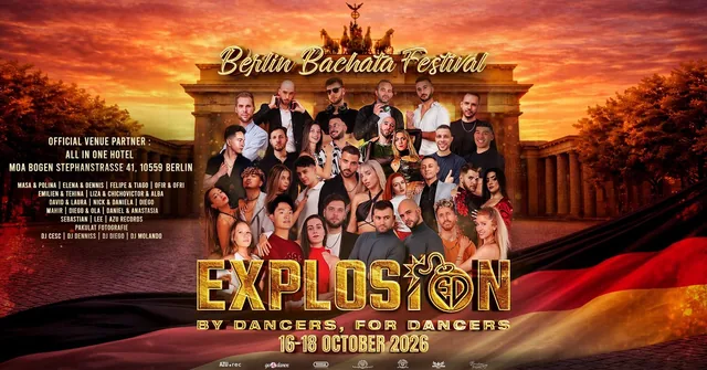 Explosion Berlin Bachata Festival 2026 #4 Edition